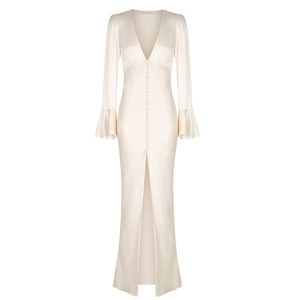 Shona Joy La Lune Frill Midi Dress